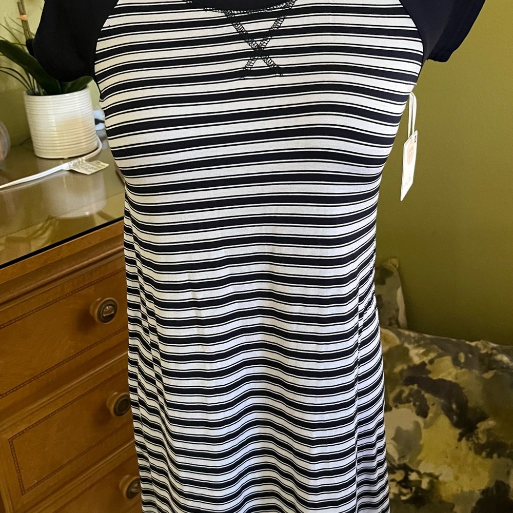 Marilyn Monroe Striped Night Shirt…NWT